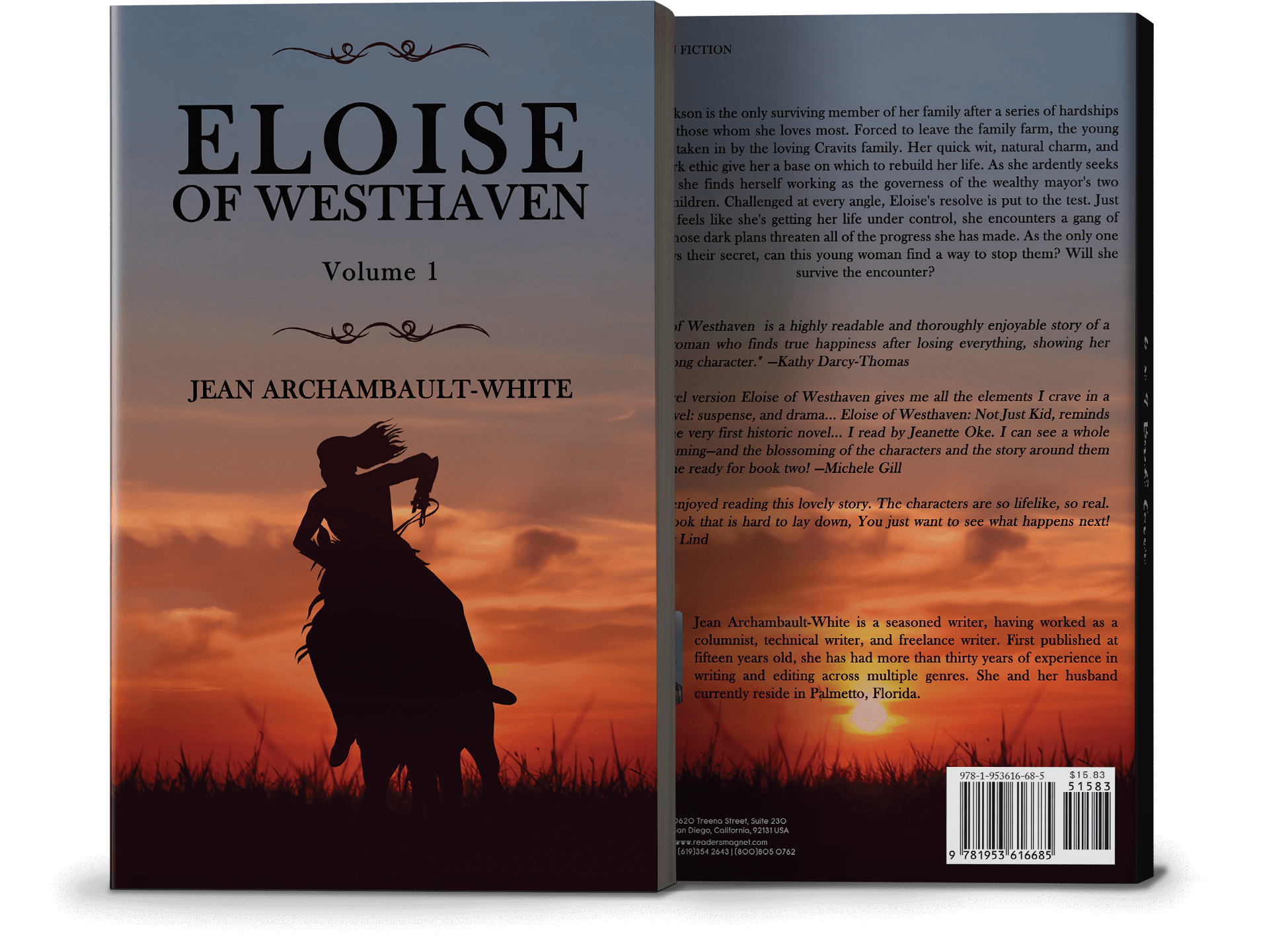 Book Mockup Volume 1 ( Eloise of West Haven - Not Just a Kid )